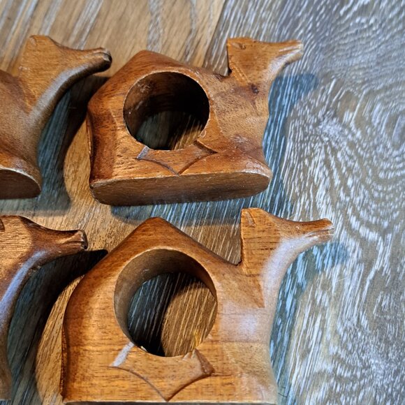 13 Wooden Napkin Rings - Picture 3 of 5